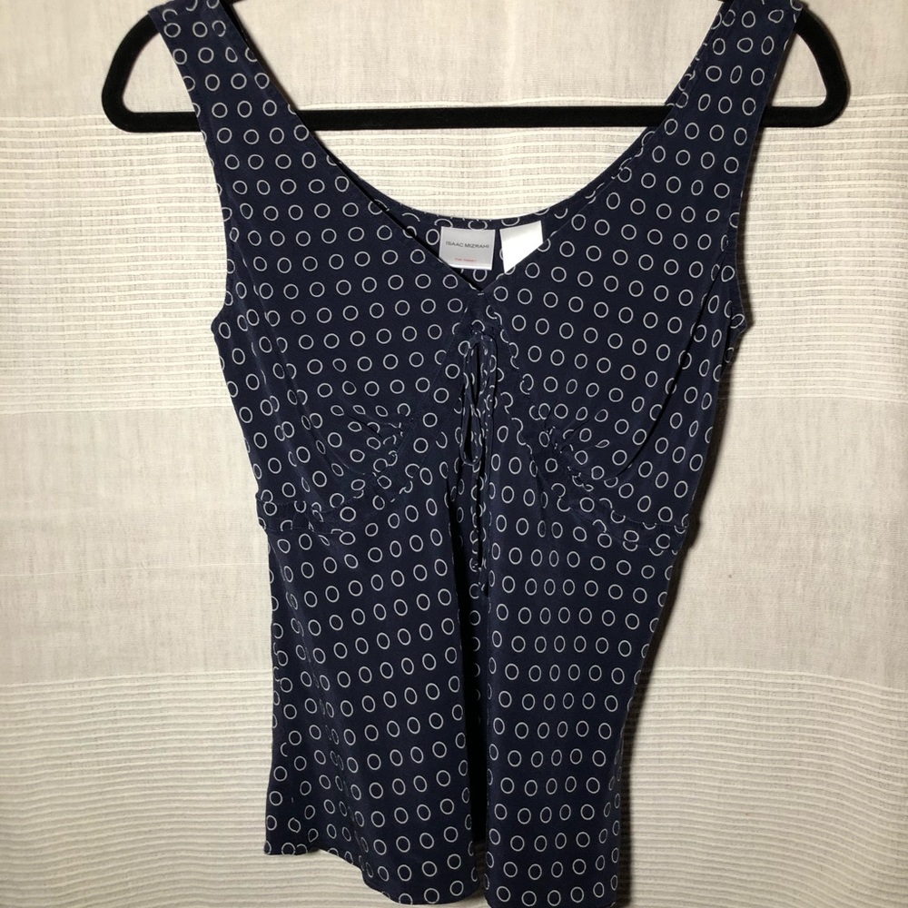 Navy & White Top. Size: M